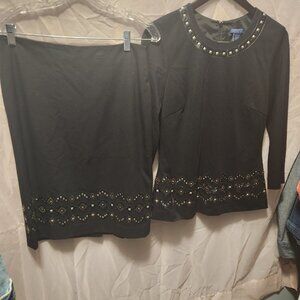 Doncaster 2 pc skirt set, Ladies sz 4 Classy, classic with sparkling accents